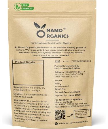 Namo Organics - Mulethi Stick For Eating - 100 Gm - yashtimadhu/Licorice Roots Organic for Throat - Buy Online on GoSupps.com