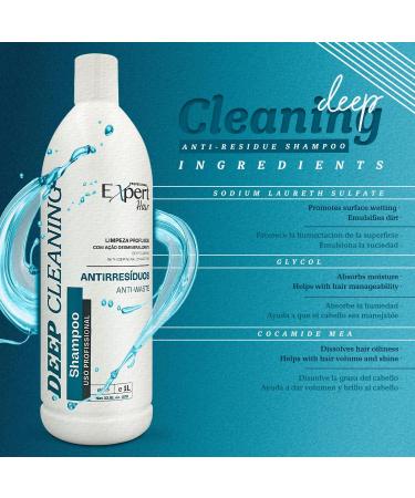 Expert Anti-Residue Shampoo | Sulfate-Free Hair Detox for All Types | Color & Softness Maintenance | 1L Clarifying Shampoo - Buy Online on GoSupps.com