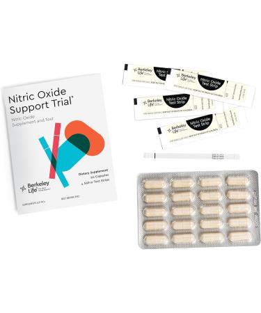 Berkeley Life Professional Nitric Oxide Booster & Test Strips - 20 Day Supply - International Shipping Available - Buy Online on GoSupps.com