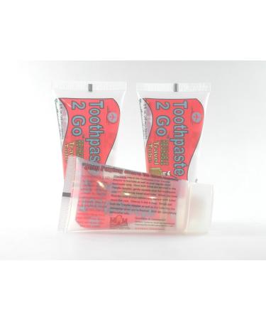 Travel-Sized Refill Tubes (3-Pack) by Toothpaste 2 Go