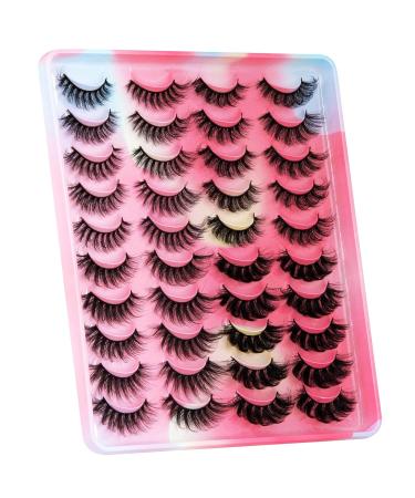 20 Pairs False Eyelashes Set - 6D Reusable Natural Eyelashes in 4 Styles | International Shipping - Buy Online on GoSupps.com