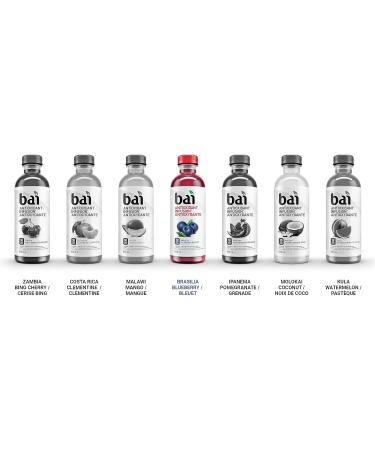Bai Antioxidant Infusion Flavoured Water Beverage Brasilia Blueberry 530 mL 12-Count 12-Brasilia Blueberry - Buy Online on GoSupps.com