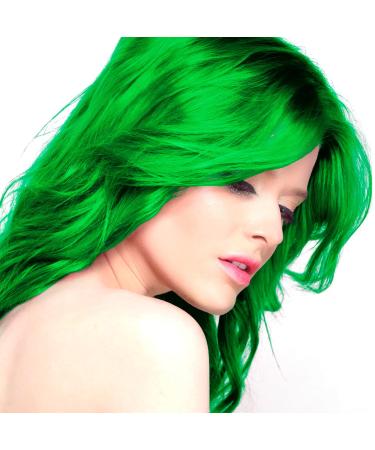 Neon Green UV Green Semi Permanent Hair Colour 70ml - Long-Lasting Dye - Buy Online on GoSupps.com