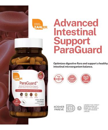 Zahler - ParaGuard Capsules - Gut Health Supplement - Formula has Wormwood Garlic Bulb Pumpkin Seed Clove & More - Natural Support for Humans - Certified Kosher 30 Count 30 Count (Pack of 1) - Buy Online on GoSupps.com