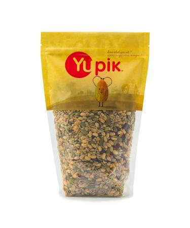 Yupik Salad Topping Mix 1 kg 6 Count Kosher Vegan Blend of Pumpkin Seeds Sunflower Seeds Soy Beans & Cranberries Good Source of Protein & Fiber Sweet & Salty Flavor Ideal for Salads 1 kg (Pack of 6)