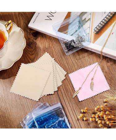 EXCEART 50pcs Silver Wiping Cloth - Premium Polishing Cloths for Silverware Jewelry Glasses & Metal Cleaning - Buy Online on GoSupps.com