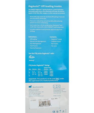 Complete Medical Peg Assist Insole Women's Medium 0.3lb - Comfort & Support - Buy Online on GoSupps.com