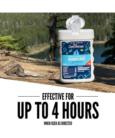 Aunt Fannie's Mosquito Wipes - 25 All-Natural Insect Repellent Wipes - Buy Online on GoSupps.com