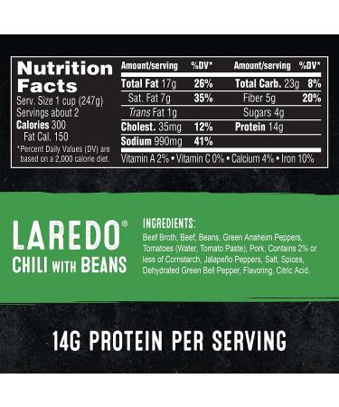 STAGG Laredo Chili With Beans 15 Oz - Buy Now for Authentic Tex-Mex Flavor - Buy Online on GoSupps.com