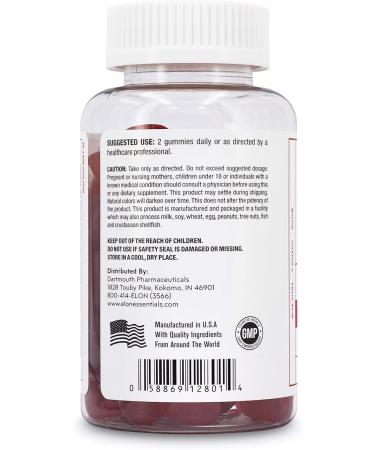 Elon Biotin Gummies for Hair Growth 60 Count Biotin 5000mcg Per Serving for Hair Skin and Nails Vitamin A Folic Acid & Vitamin E - Pectin Cherry Flavored Gummies (60 Day Supply) 60 Count (Pack of 2) - Buy Online on GoSupps.com