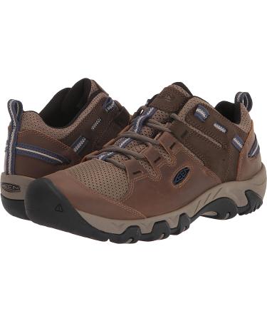 KEEN Women's Steens Vent Low Height Hiking Shoes - Size 8 Shitake/Crown Blue - Buy Online on GoSupps.com