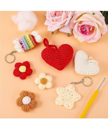 OPOUNT Crochet Kit for Beginners - 12 Simple Crochet Keychains, Step-by-Step Instruction (Patent Product) - Buy Online on GoSupps.com