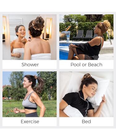 Microfibre Hair Drying Towel Scrunchies by The Perfect Haircare Anti-Frizz & Silky Smooth Ponytail Bun Holder Quick Drying & Absorbent for Curly Wavy Long & Short Hair (Leopard) - Buy Online on GoSupps.com