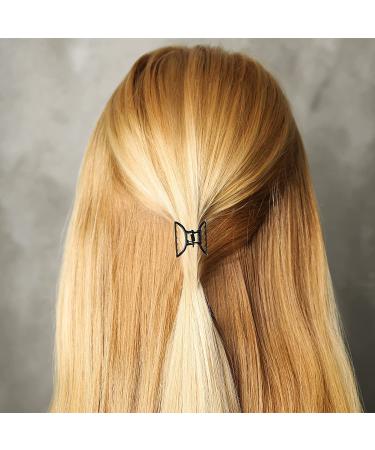 8-Piece Metal Hair Claw Clips Set - Small & Large Non-Slip Hair Claws in Gold, Silver, Black, Coffee - Buy Online on GoSupps.com