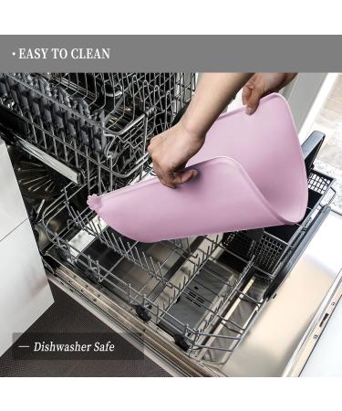 Reopet Silicone Pet Feed Mat - Waterproof Dog & Cat Space Mat with Elevated Edges - 47x30 cm (1-Pack) - Thistle Color - Buy Online on GoSupps.com