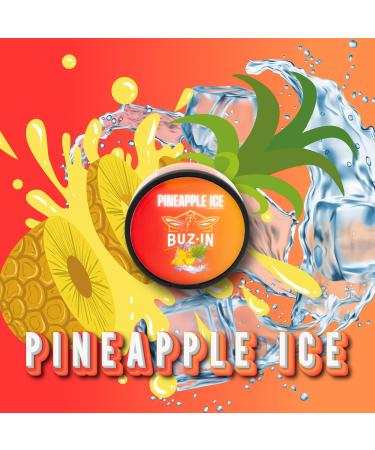 BUZ-IN | 60MG Caffeine Energy | 20 Pouches | 100% Natural Energy l Ideal for Athletes Fitness Enthusiasts Gamers Festival Lovers Travelers - The Perfect Coffee Substitute (Pineapple Ice) - Buy Online on GoSupps.com