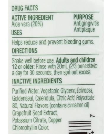 Natural Dentist Anti-Gingivitis Rinse - Healthy Gums Peppermint Twist 2oz - Buy Online on GoSupps.com