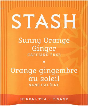 Stash Sunny Orange Ginger Herbal Tea 18 Count (6 Count) Orange Ginger 18 Count (Pack of 6) - Buy Online on GoSupps.com