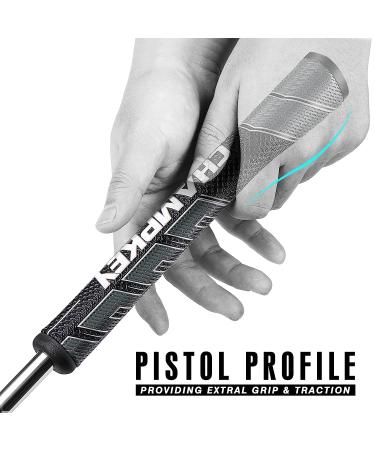 Champkey CT2 Pistol Golf Putter Grip - Lightweight & Comfortable | Advanced Texture Control for High Feedback - Standard Grey - Buy Online on GoSupps.com