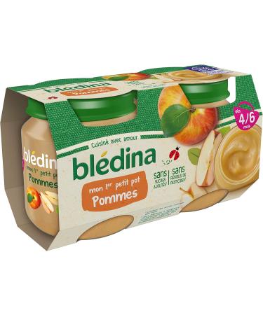 Bl dina My 1st Little Pot Apple Compote 2 x 130g - Buy Online on GoSupps.com