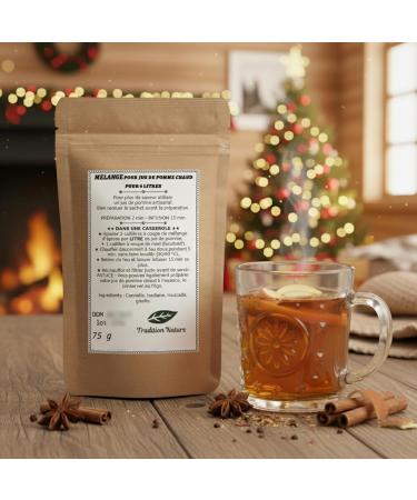 M lange d' pices pour Jus de pomme chaud - Pr paration pour 6L - Alternative au vin chaud sans alcool - Sachet 75g - Buy Online on GoSupps.com