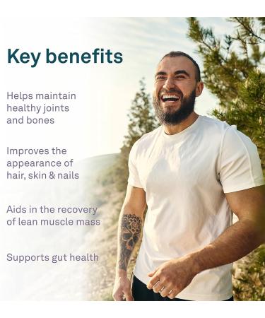 Organika Enhanced Collagen Bone and Joint Powder- with Glucosamine MSM Chondroitin Sulfate & Full Spectrum Collagen Type 1 2 3- Bovine Marine and Chicken Collagen Combination - Buy Online on GoSupps.com