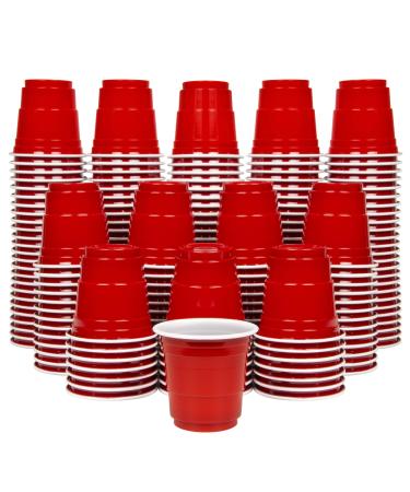 GoPong 2oz Plastic Shot Cups - Pack of 200, Disposable Mini 2oz Party Cups, Red - Buy Online on GoSupps.com