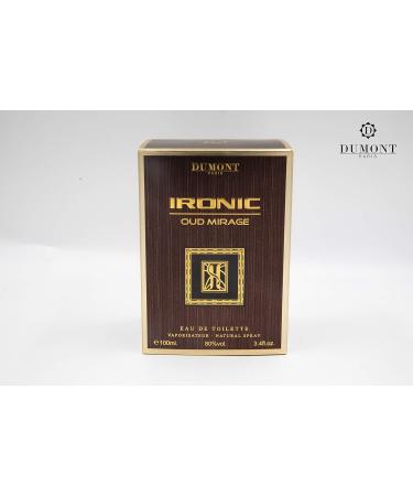 Dumont Ironic Oud Mirage Pour Homme - 3.4oz - Eau De Parfum - Men s Luxury Perfume with Tobacco Leather Woodsy & Masculine Scent - Long Lasting Cologne Mist & Body Spray - for Him - Buy Online on GoSupps.com
