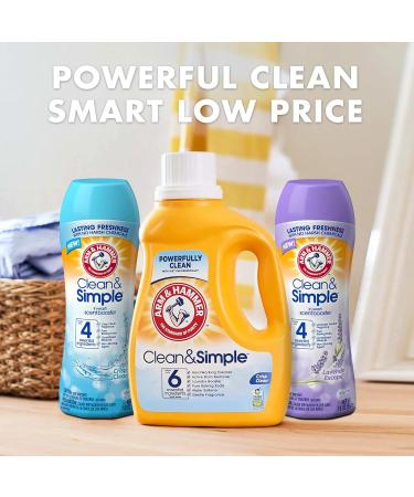 Arm & Hammer Clean & Simple Lavender Escape In-Wash Scent Booster 18oz (Pack of 4) - Buy Online on GoSupps.com