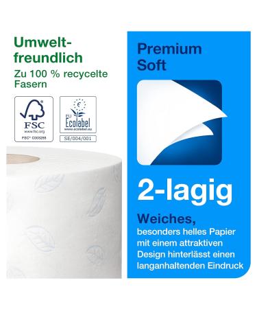 Buy Tork 110253 Mini Jumbo Soft Toilet Paper - Premium 2-Layer 1214 Sheets - 1 Roll - International Shipping - Buy Online on GoSupps.com