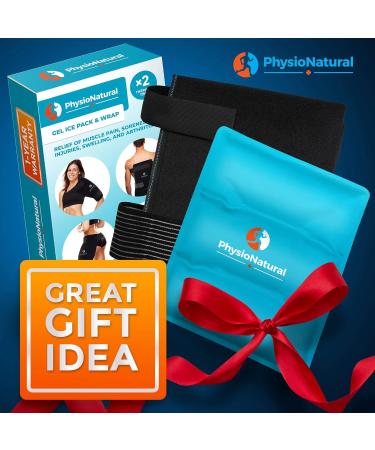 Large Flexible Gel Ice Pack & Wrap for Instant Pain Relief - Cold Therapy for Hips, Shoulders, Elbow, Back, Knees - Ideal for Injuries, Swelling, Arthritis, Bruises & Sprains - Buy Online on GoSupps.com