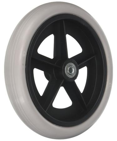 Karman Healthcare Caster with 5/16 inch Bearing, Gray, 8" X 1", 1 Pound