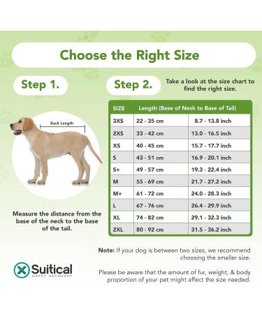 Suitical Recovery Suit Dog Extra Small Black - Single - Buy Online on GoSupps.com