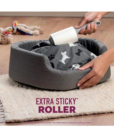 Scotch-Brite Pet Hair Roller - 4" Width 70 Sheets Refill | Effortless Pet Hair Cleanup - Buy Online on GoSupps.com