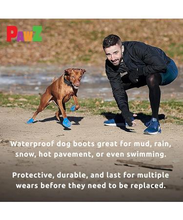 Pawz Pawc-XXS Dog Boots - Yellow | Waterproof Pet Booties for Small Dogs | Shop Now! - Buy Online on GoSupps.com