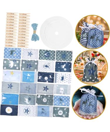 ABOOFAN 24pcs Christmas Bag Wooden Drawstring Bag Child - Buy Online on GoSupps.com