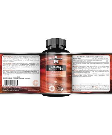 Bacopa Monnieri Extract 500mg High Strength Brahmi Extract (50% Bacosides) 90 Vegan Capsules 3 Months Supply Herbal Supplements for Enhanced Mental Clarity and Focus by Apollo's Hegemony - Buy Online on GoSupps.com