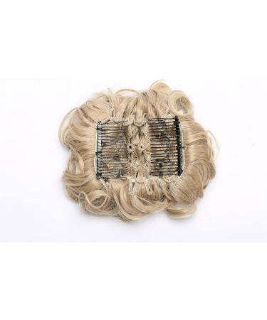 Drawstring Curly Updo Hair Extensions in Sandy & Bleach Blonde - Buy Online on GoSupps.com
