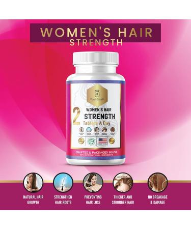 Buy Women s Hair Strength - Halal Vitamins (2 Tablets/Day) | 30 Servings - Boost Hair Health Globally - Buy Online on GoSupps.com