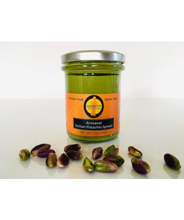 Sicilian Pistachio Spread | Artisan Made without Palm Oil | Imported from Bronte, Sicily | 7.05 OZ - Buy Online on GoSupps.com