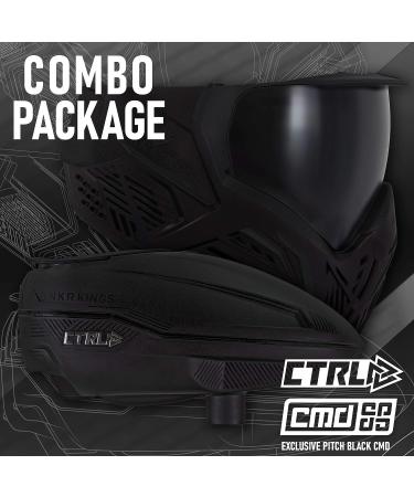 Bunkerkings CTRL Loader and CMD Mask Bundle - Pitch Black | Electronic Paintball Gear - Buy Online on GoSupps.com