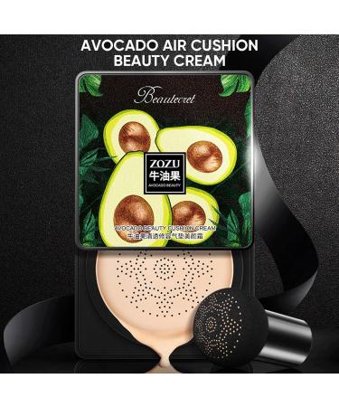 Richolyn CC Creme Mushroom Head - Avocado Moisture Cushion Foundation | Long-Lasting BB Cream for All Skin Types & Tones - Ivory - Buy Online on GoSupps.com
