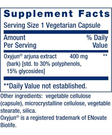 Life Extension Cardio Peak, Cardiovascular Supplement, Heart Health, arjuna, 1-Daily, Gluten Free, Non-GMO, Vegetarian, 30 Capsules - Buy Online on GoSupps.com