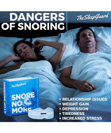 TheSleepGuard Stop Snoring Mouth Guard x1 | Anti Snoring Device & Sleep Aid for Men and Women - Buy Online on GoSupps.com