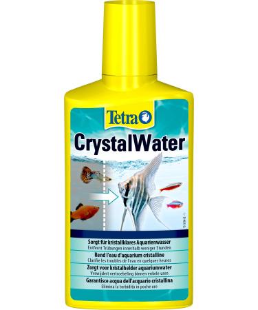 Tetra CrystalWater - water clarifier against turbidity for crystal clear water in the aquarium binds suspended particles 250 ml bottle - Buy Online on GoSupps.com