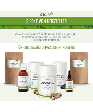 Sanuvit L-Arginine 800 mg Capsules | 180 Vegan Capsules | High Dose Amino Acid | High Bioavailability | Made in Austria - Shop Internationally! - Buy Online on GoSupps.com