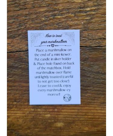 Mini Marshmallow Toasting Kit In A Box - Stocking Filler - Birthday Gift For Her Friend Birthday Gift - Buy Online on GoSupps.com