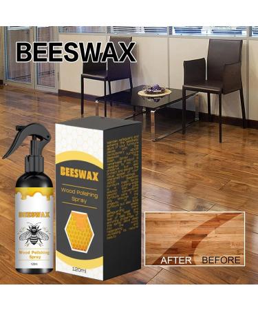 Beeswax Spray Furniture Polish & Natural Wood Floor Cleaner | Multipurpose Wood Care | The Original Beeswax Cream - Buy Online on GoSupps.com