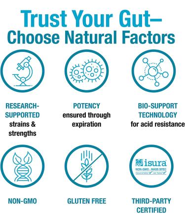 Natural Factors Ultimate Probiotic for Seniors - 35 Billion CFU, 30 Vegetarian Capsules - Buy Online on GoSupps.com