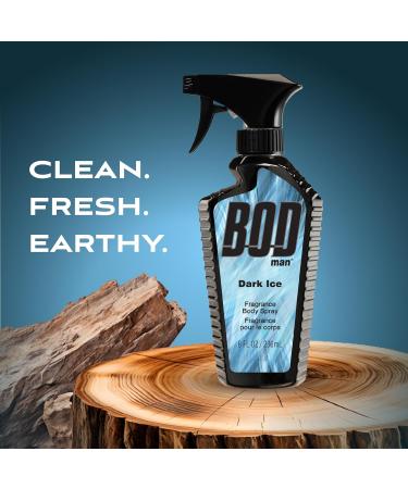 BOD man Fragrance Body Sprays Dark Ice 8 Fluid Ounce and Most Wanted 8 Fluid Ounce - Buy Online on GoSupps.com